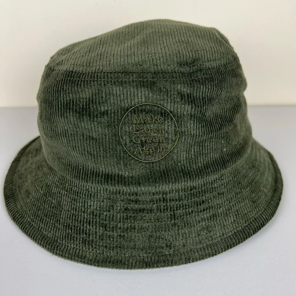 Will + Bear Made In Australia Corduroy Earth Bucket Organic Bucket Hat Olive | M